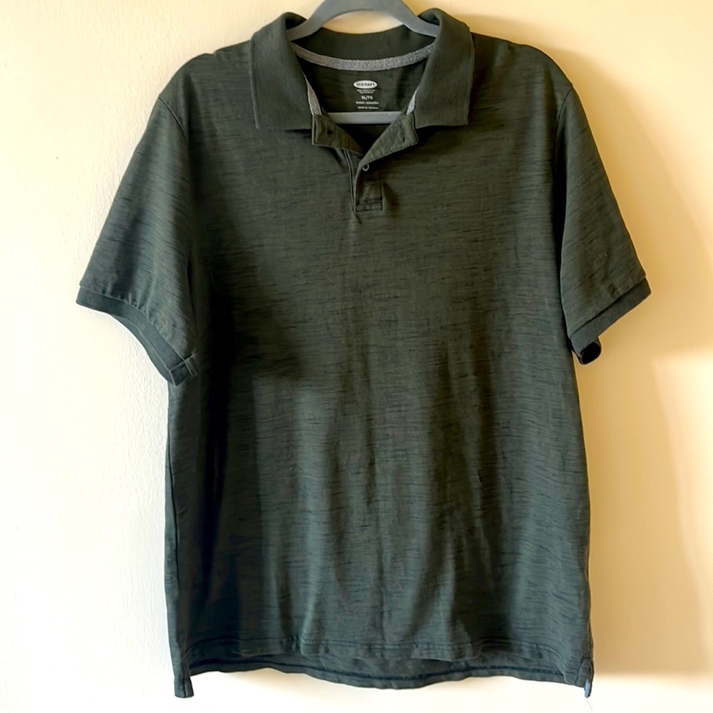 Men’s dark green polo shirt xl
